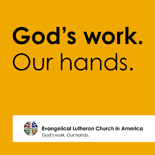 elca logo god's work our hands