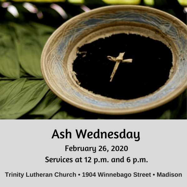 Ash Wednesday graphic